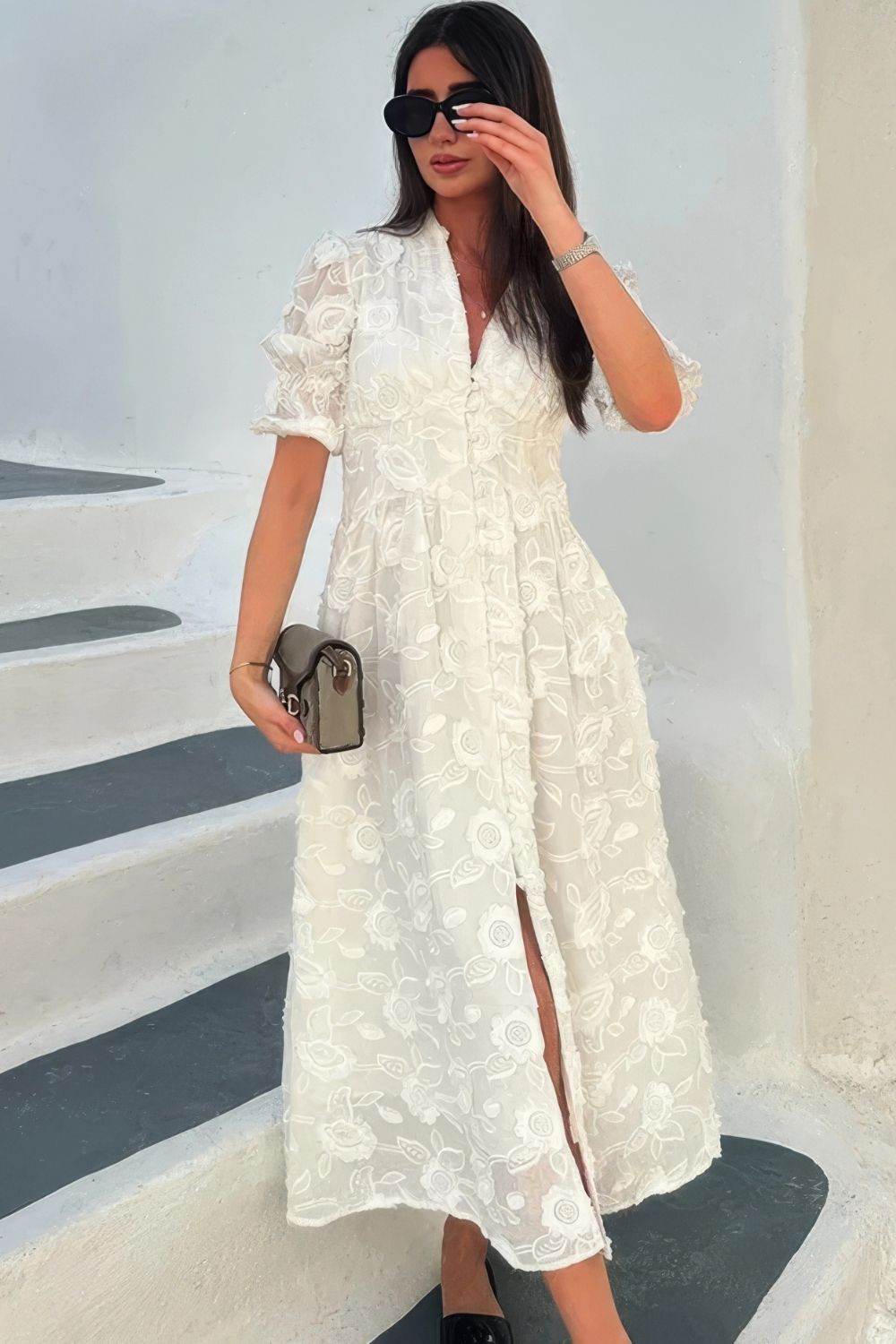 Robe Chemise Broderie