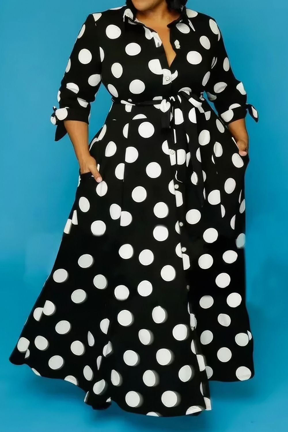 Robe Chemise Femme Ronde
