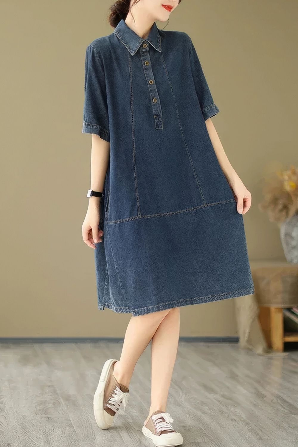 Robe Chemise Genoux