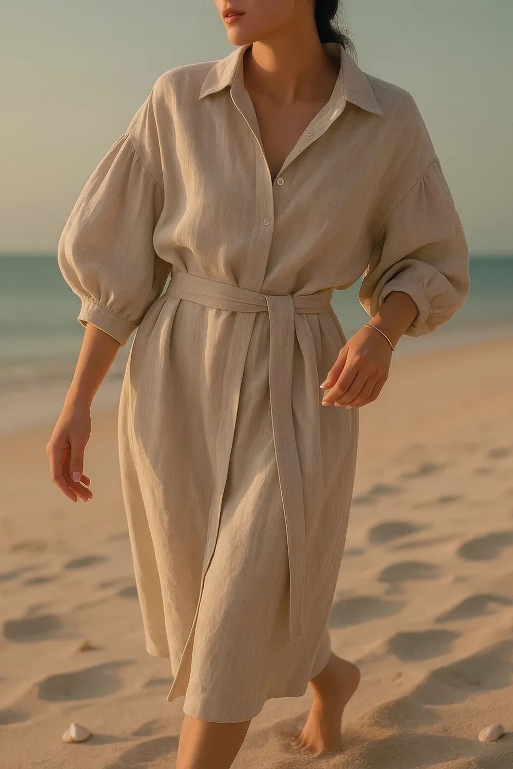 Robe Chemise Grise