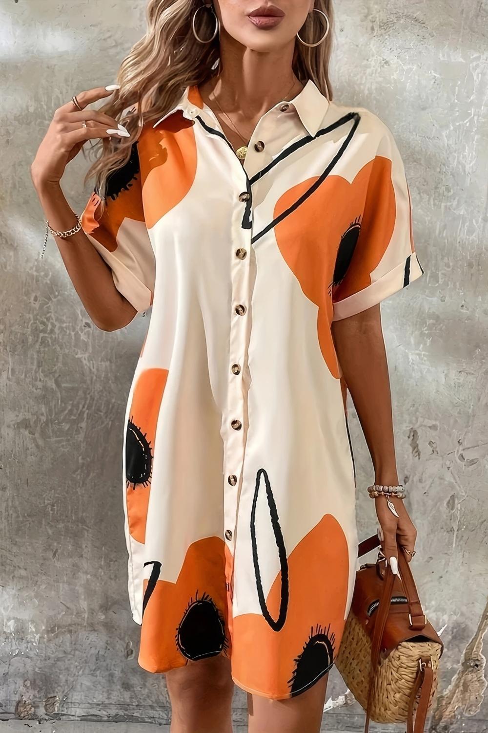 Robe Chemise Imprimée
