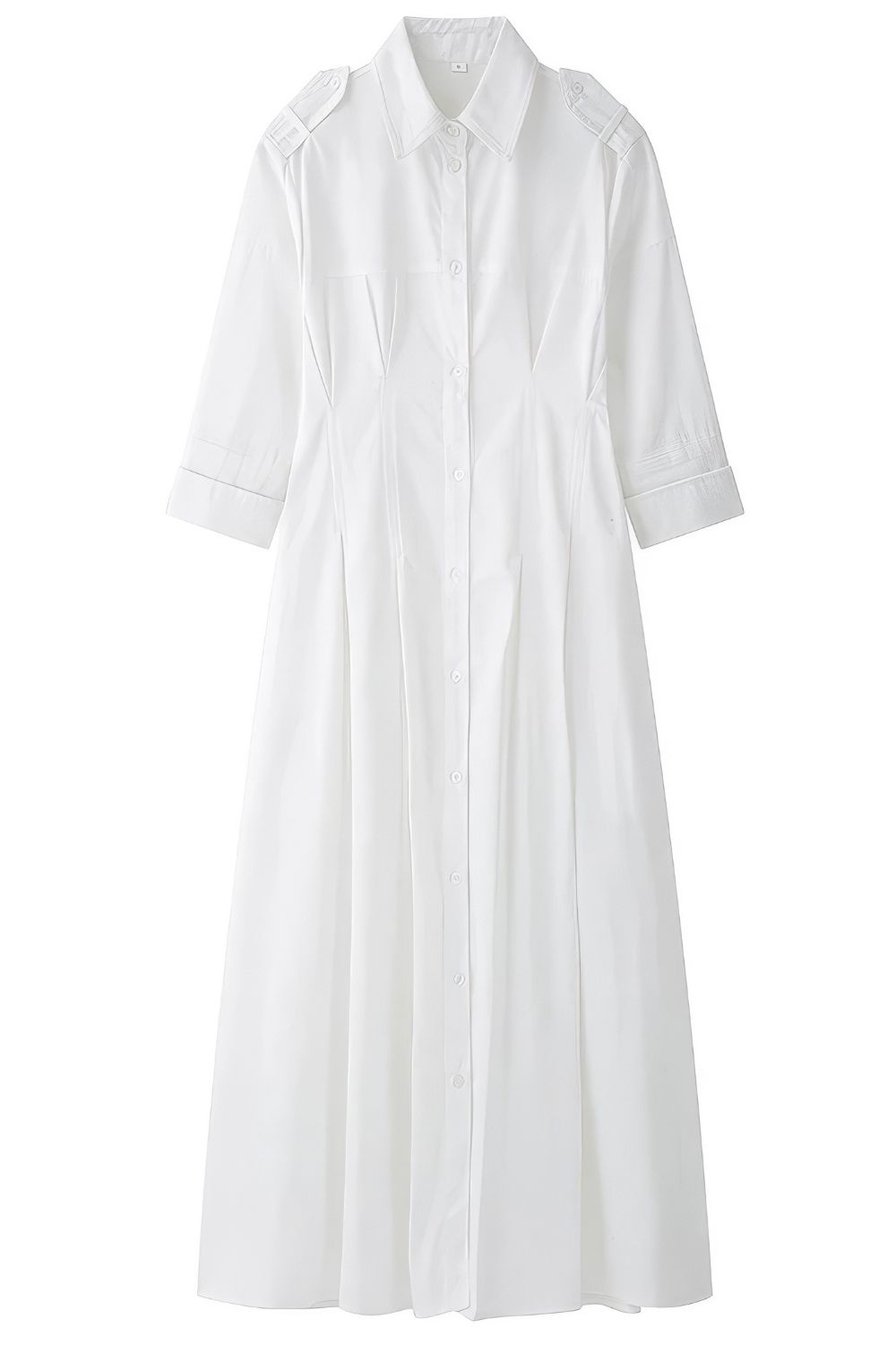 Robe Chemise Longue Blanche